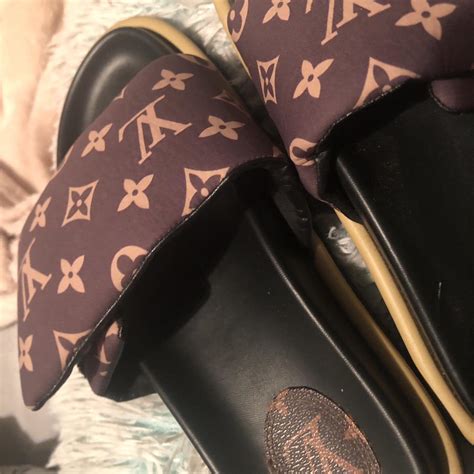 Louis Vuitton slides pillow